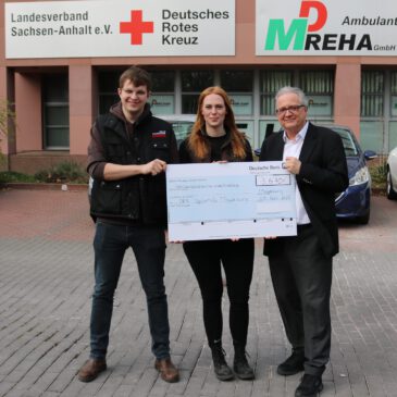 Erfolgreiche Spendenübergabe nach der Lichterfahrt Magdeburg 2025